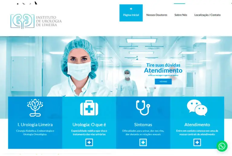 Site Institucional Urologia Limeira