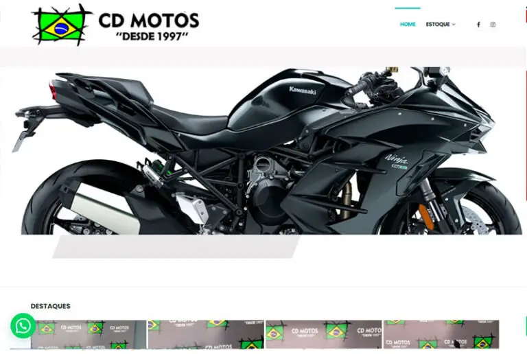 Site Institucional CD Motos